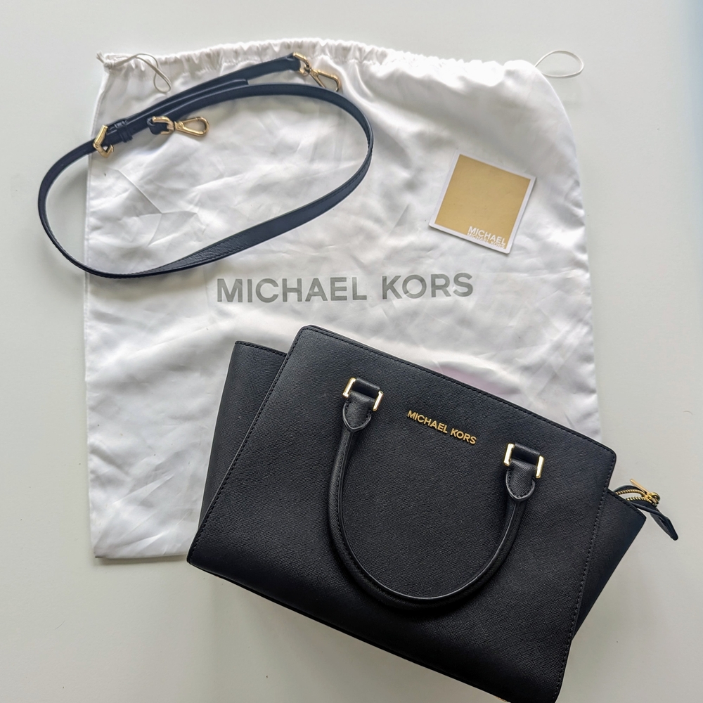 Michael Kors Selma Black Handbag